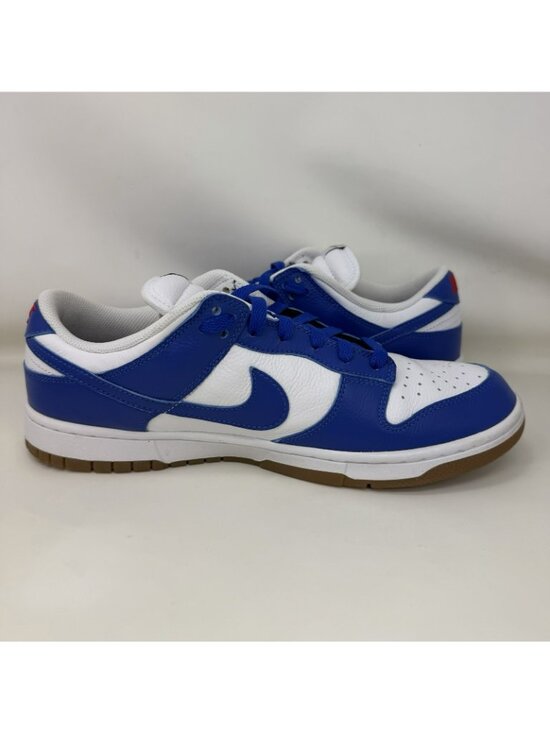Nike By You Custom Dunk Low Athletic Shoes Blue White Men’s Size 11.5